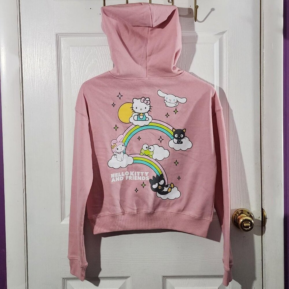 Pink Hello Kitty & Friends Zip Up Hoodie